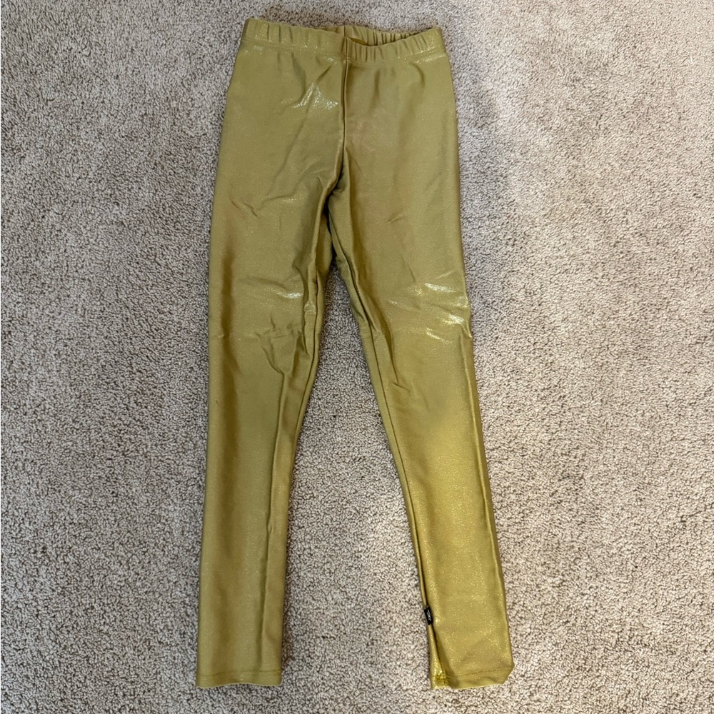 Kids Gold Leggings